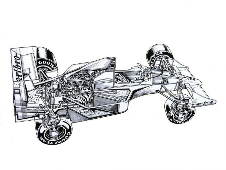  McLaren Honda MP4-5B 1990 года  (фото 7 из 9)